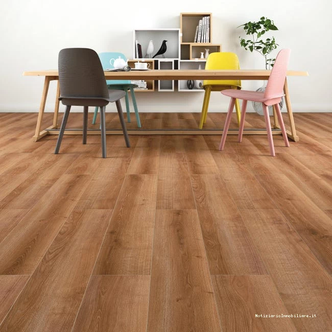 pavimento per casa al mare in laminato