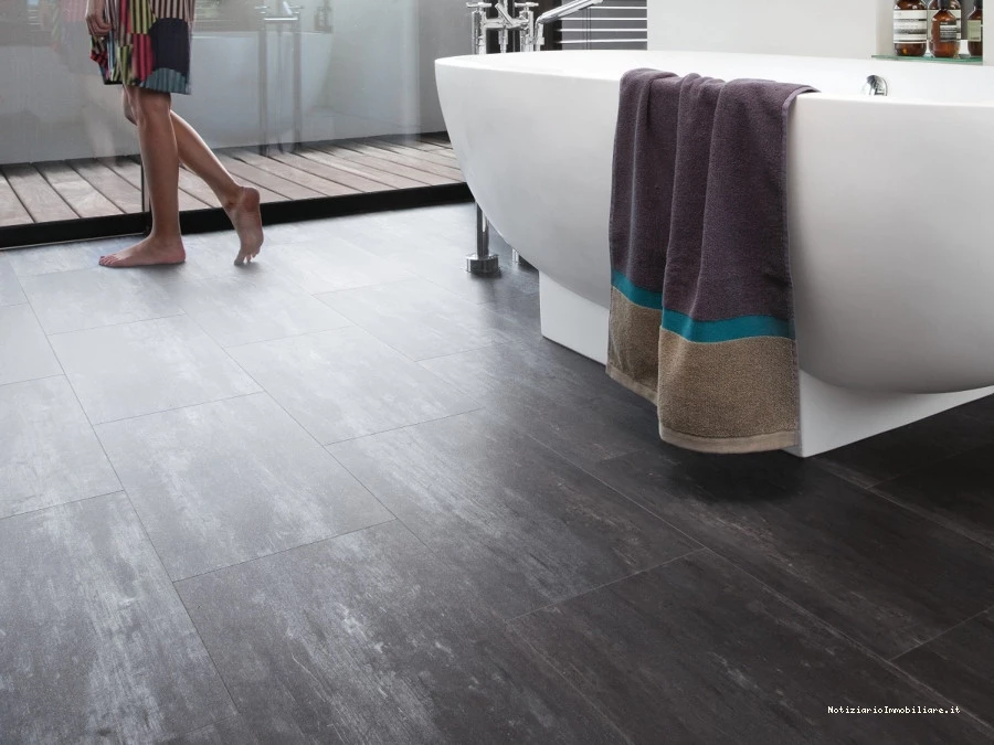 pavimento per casa al mare in vinile