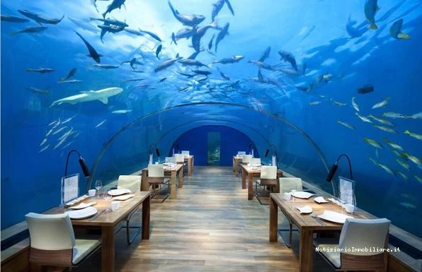 Ristorante sotto acqua Ithaa - Maldive 