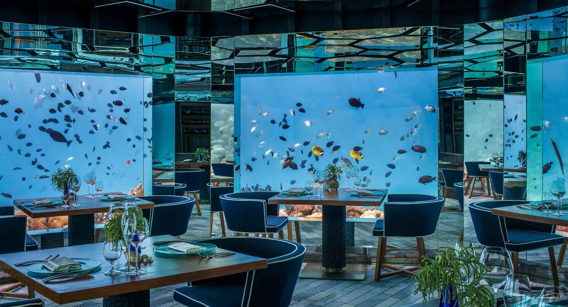 Ristorante sotto acqua Sea - Maldive 