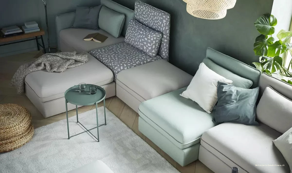 Divano letto ikea vallentuna colorato