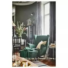 poltrona ikea stranmon color verde