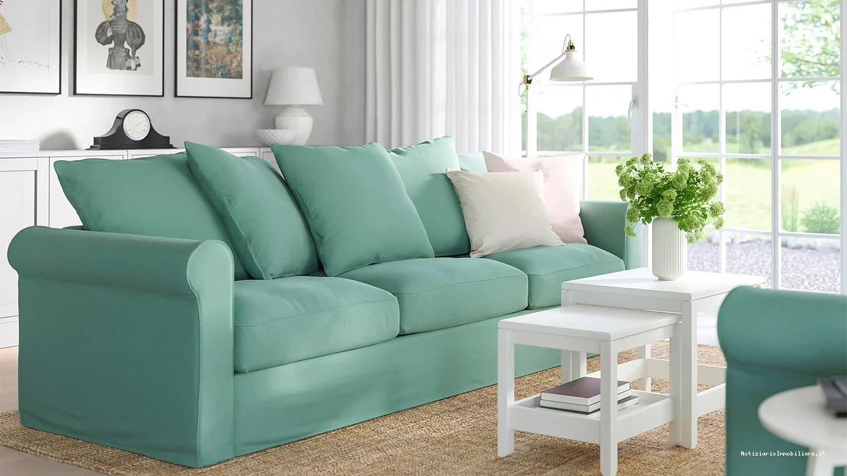 Divano letto Gronlid verde