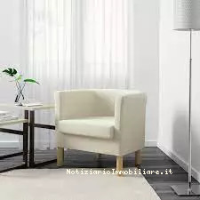 poltrona ikea solsta-olrap color bianco