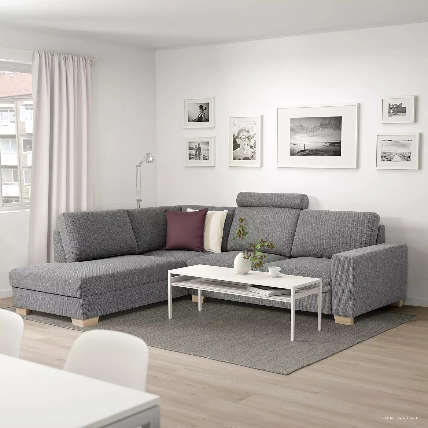 Divano letto ikea Sorvallen grigio 