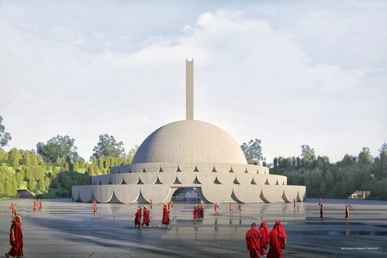 Progetto architettonico di Stefano Boeri Ramagrama Stupa