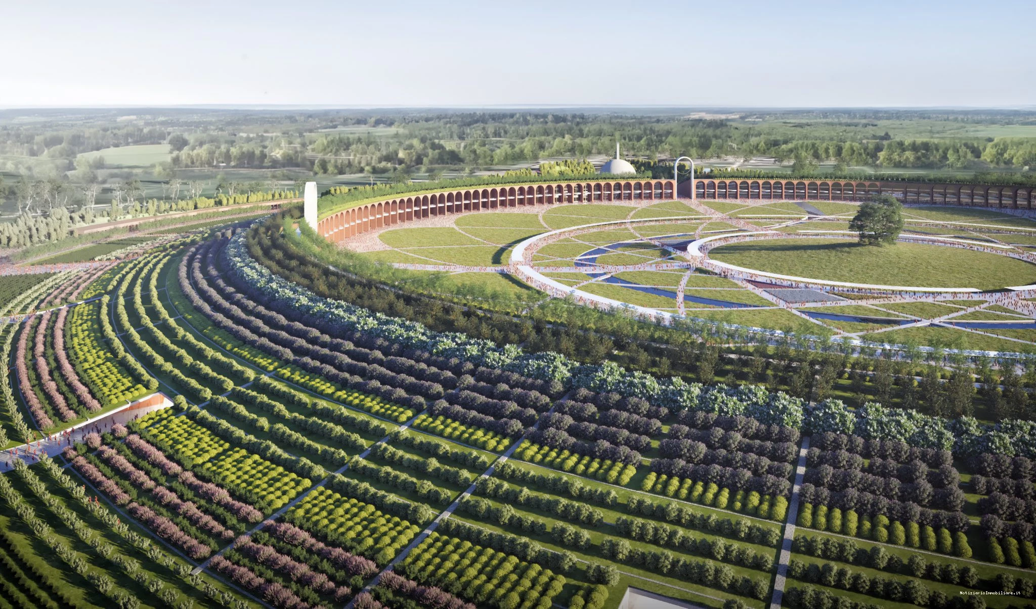 Progetto architettonico di Stefano Boeri Ramagrama Stupa