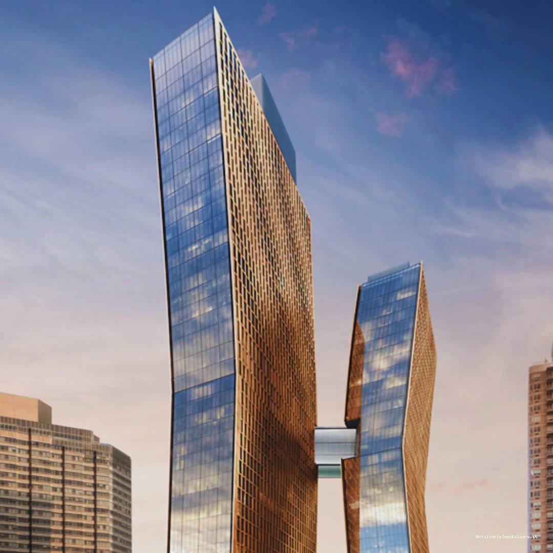 the Copper New York  dal lato del fiume