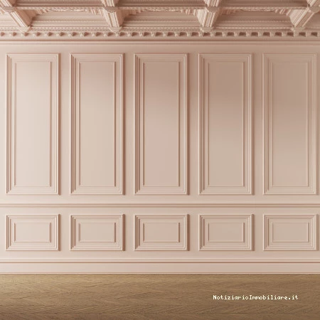 Boiserie in pvc a tutto muro