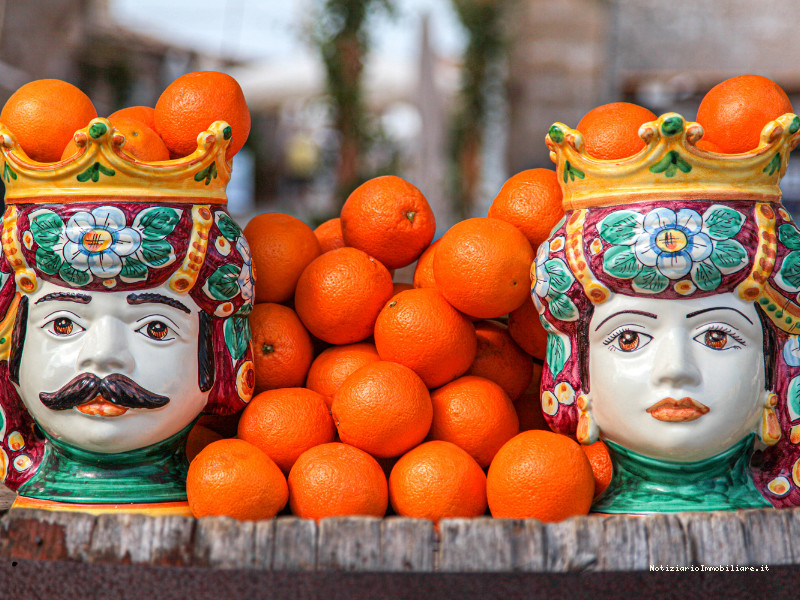 Teste di Moro - ceramica siciliana - Caltagirone - 