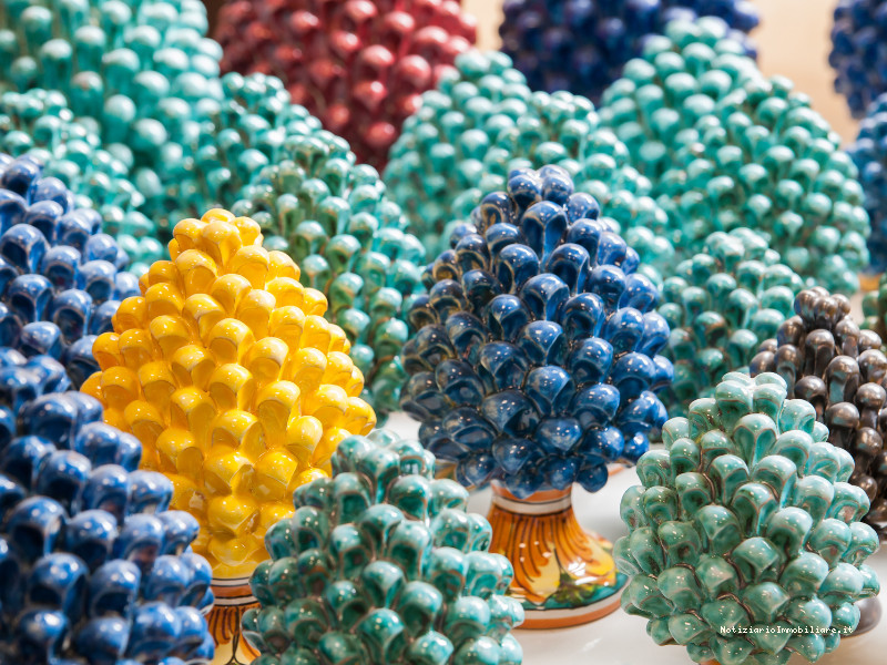 Pigna siciliana in ceramica - Caltagirone