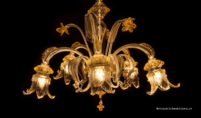 Lampadario Murano: storia, design e consigli per arredare con eleganza