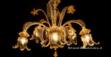 Lampadario Murano Co...